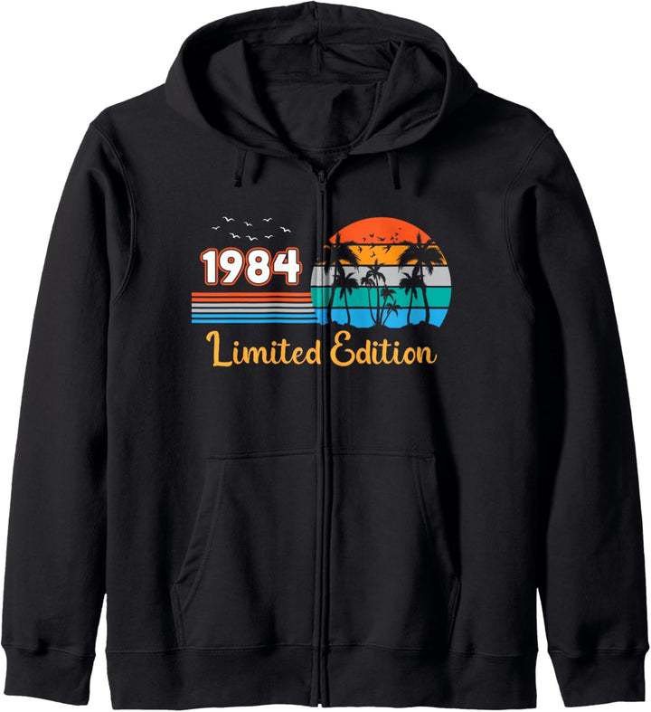 40. Geburtstag Mann Frau 40 Jahre 1984 Deko Lustig Geschenk Kapuzenjacke