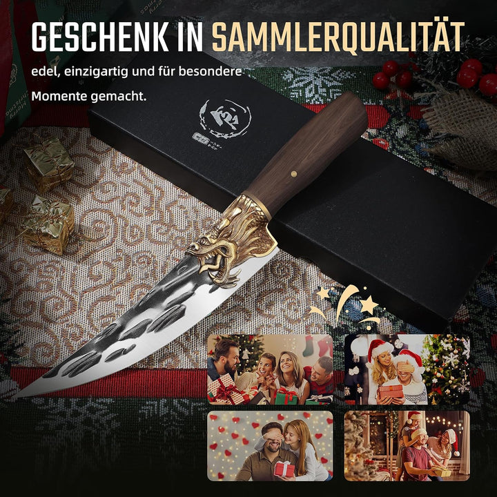 Purple Dragon kochmesser Hochwertiges Küchenmesser Geeignet zum Schneiden von Fleisch, und Gemüse Ch