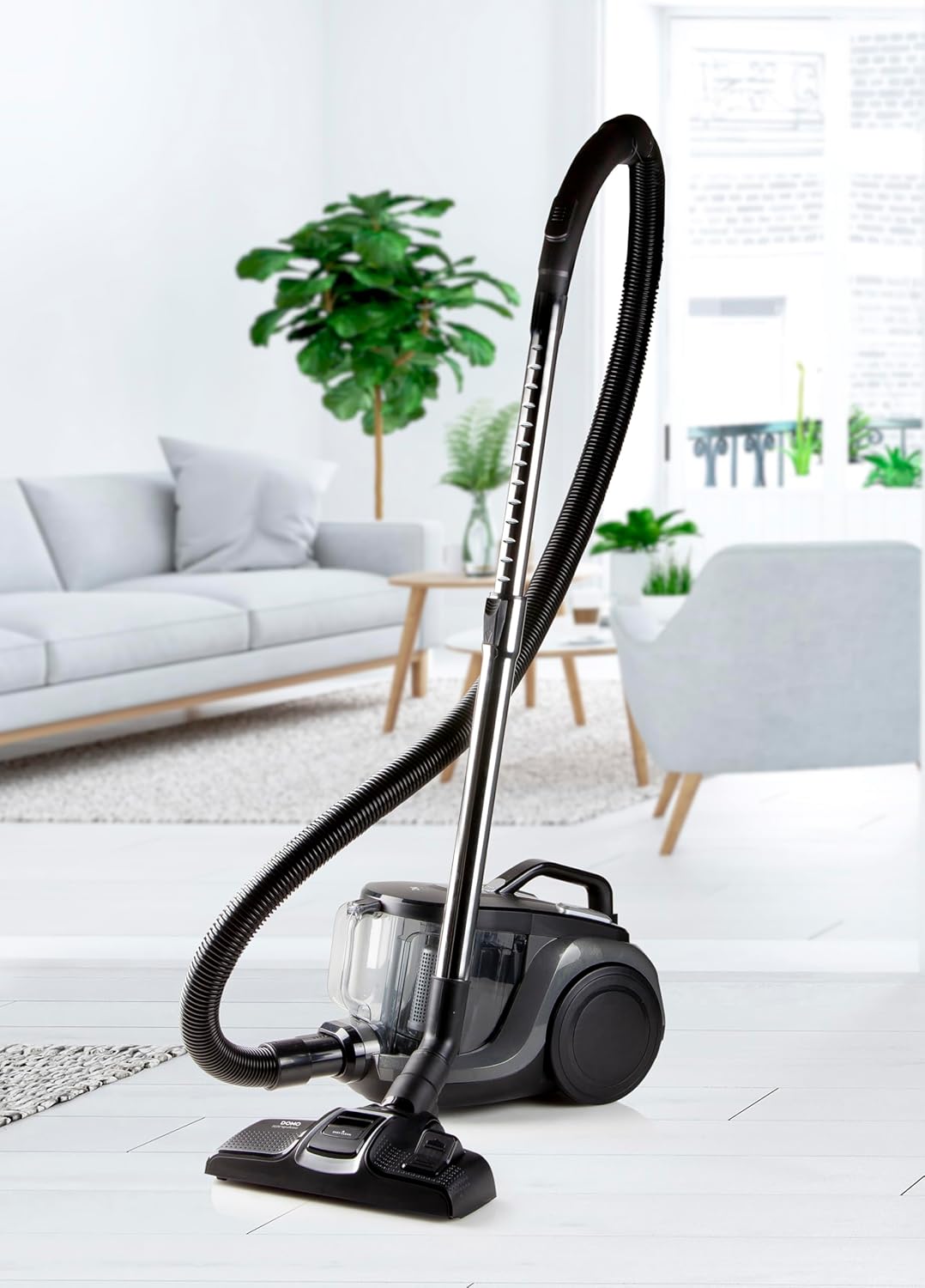 DOMO DO7295S Beutelloser Staubsauger - 2,5L - 850W - Zyklon XL Force - Geräuscharm - HEPA-Filter - ‘
