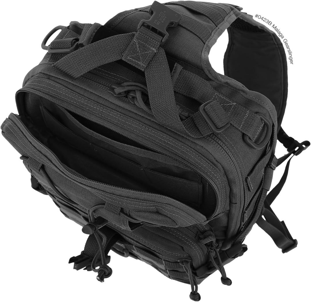 Maxpedition Malaga GearSlinger Schwarz, Schwarz