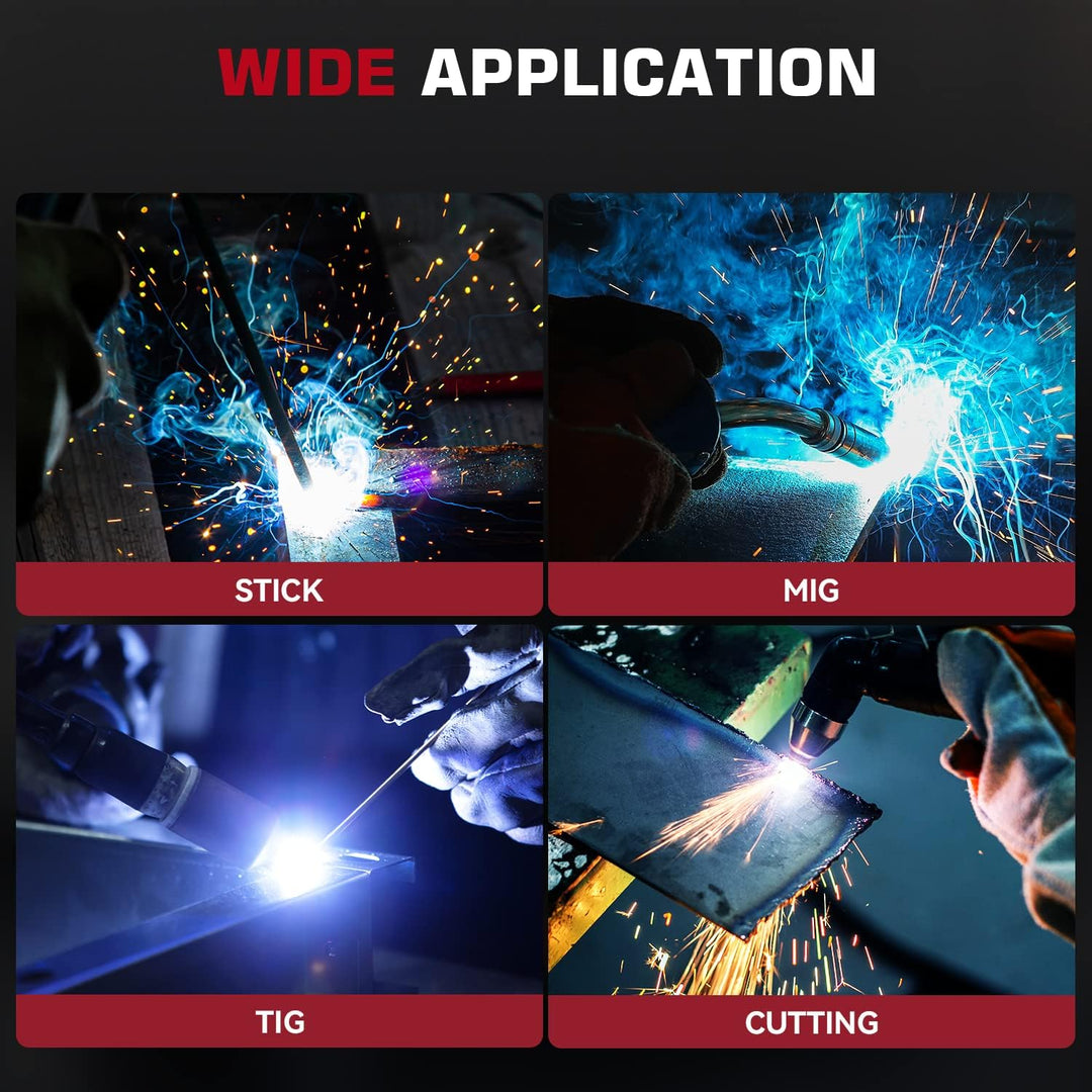 ARCCAPTAIN Schweisshelm Automatik Real Colour Vollautomatik Schweisshelme mit Extra Grossem Sichtfel