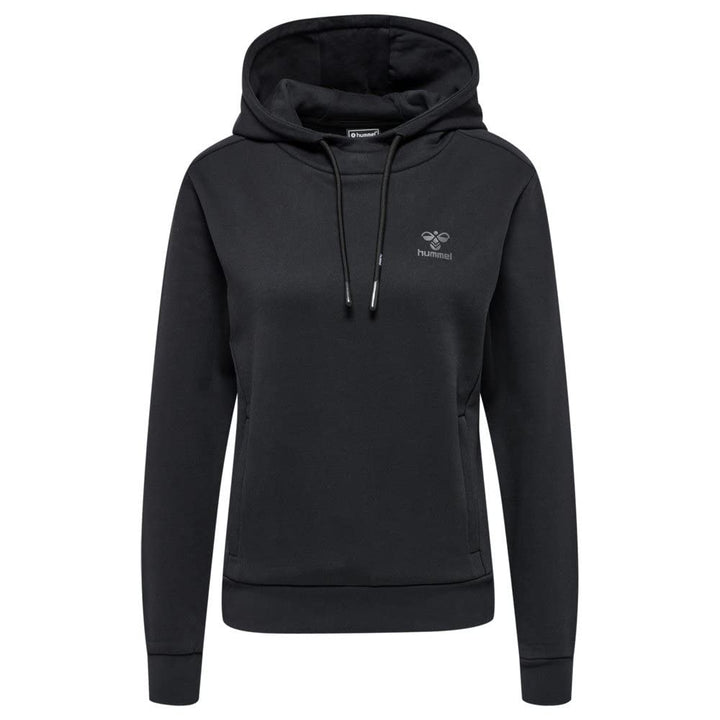 hummel Damen Hmloffgrid Hoodie Wo Hooded Sweatshirt S Jet Black/Forged Iron, S Jet Black/Forged Iron