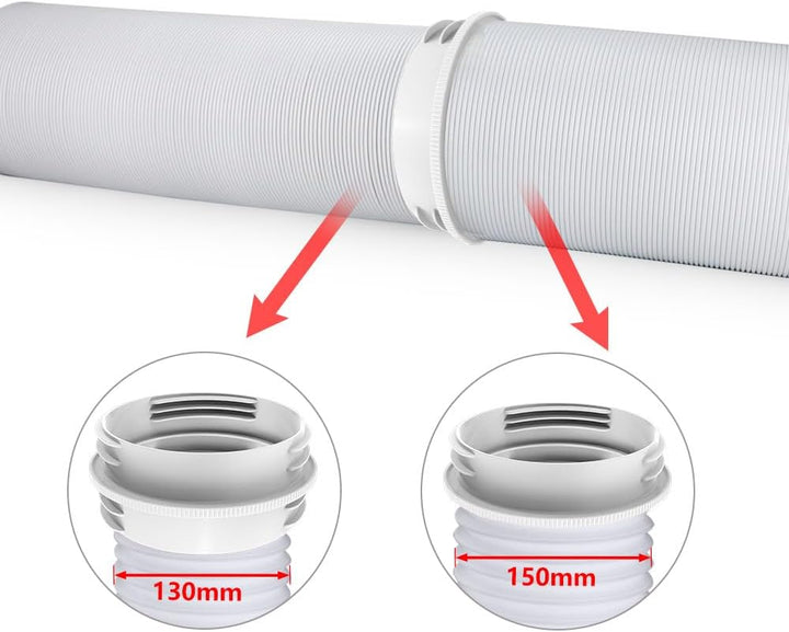 Schlauchkupplung für Klimaanlagen, Universal 5Inch 5.9Inch AC Schlauchverbinder, Kompatibel mit rech