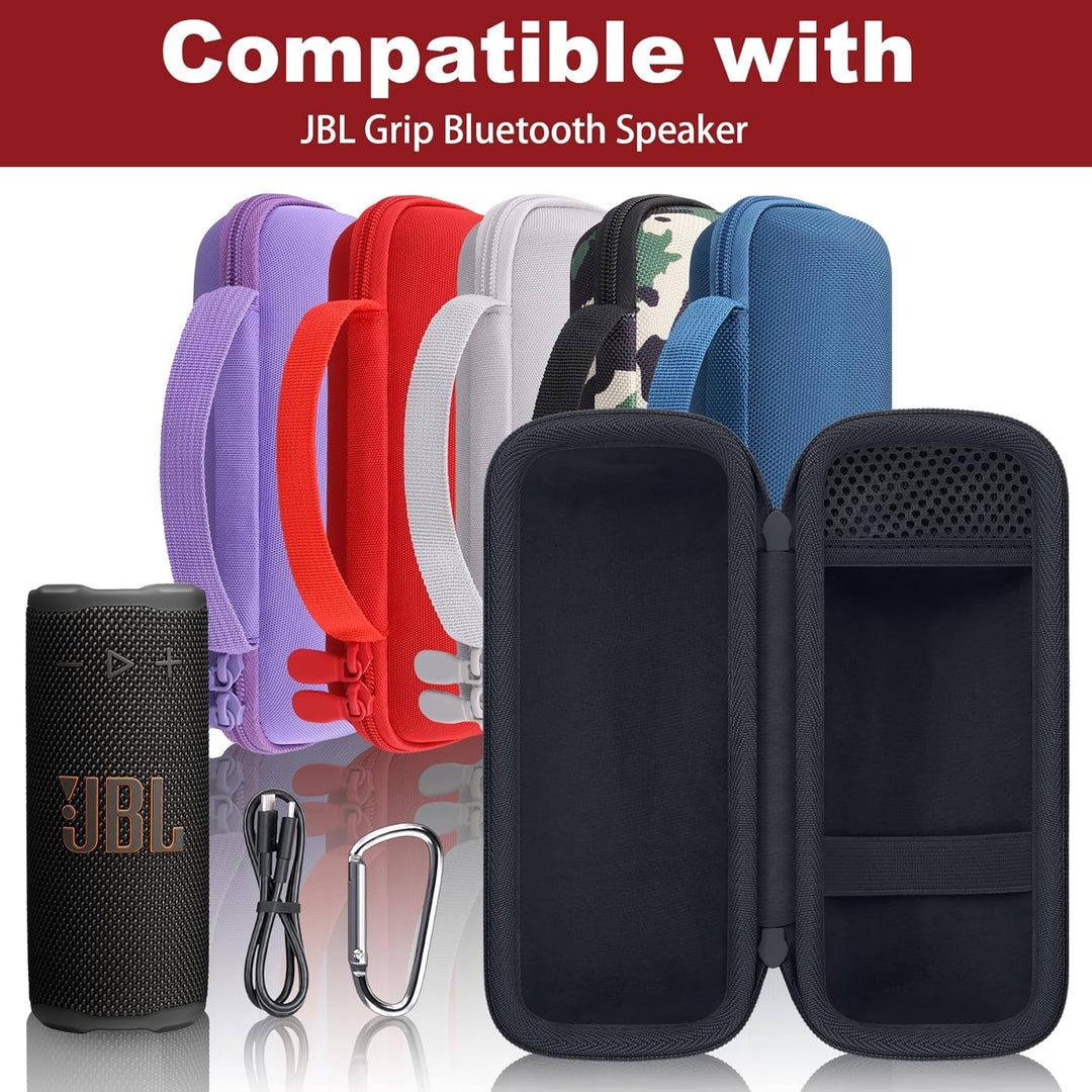 co2CREA Tasche für JBL Grip Kompakter Bluetooth Lautsprecher Hülle Case Etui Tragetasche Rot, Rot