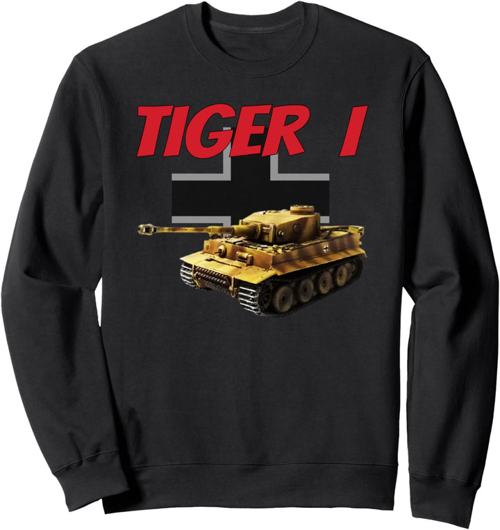 Weltkrieg 2 Deutscher Panzer Panzer Tiger I Armee Historisch Sweatshirt