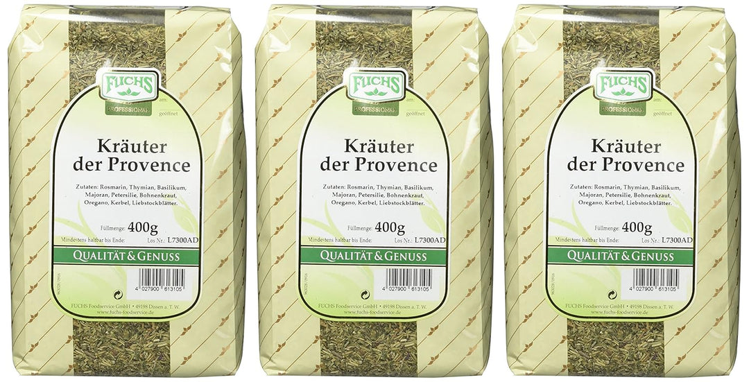 Fuchs Kräuter der Provence, 3er Pack (3 x 400 g), 3