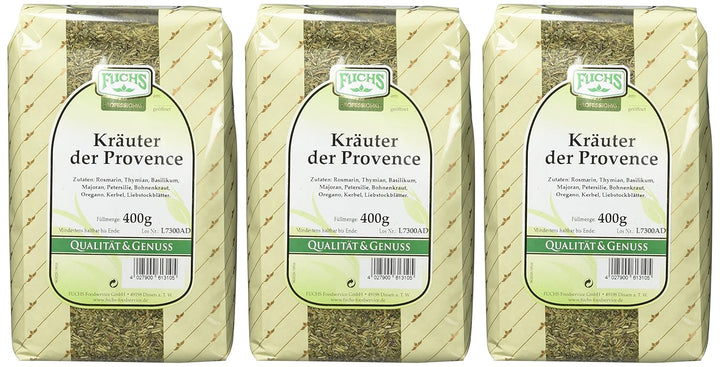 Fuchs Kräuter der Provence, 3er Pack (3 x 400 g), 3
