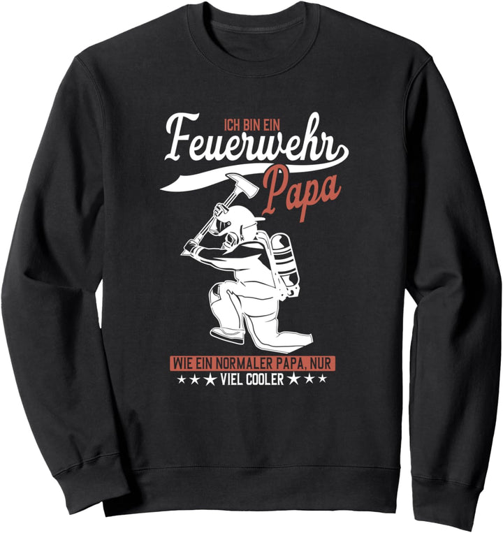 Feuerwehr Papa Jungs Firefighter Evolution Freiwillig Sweatshirt