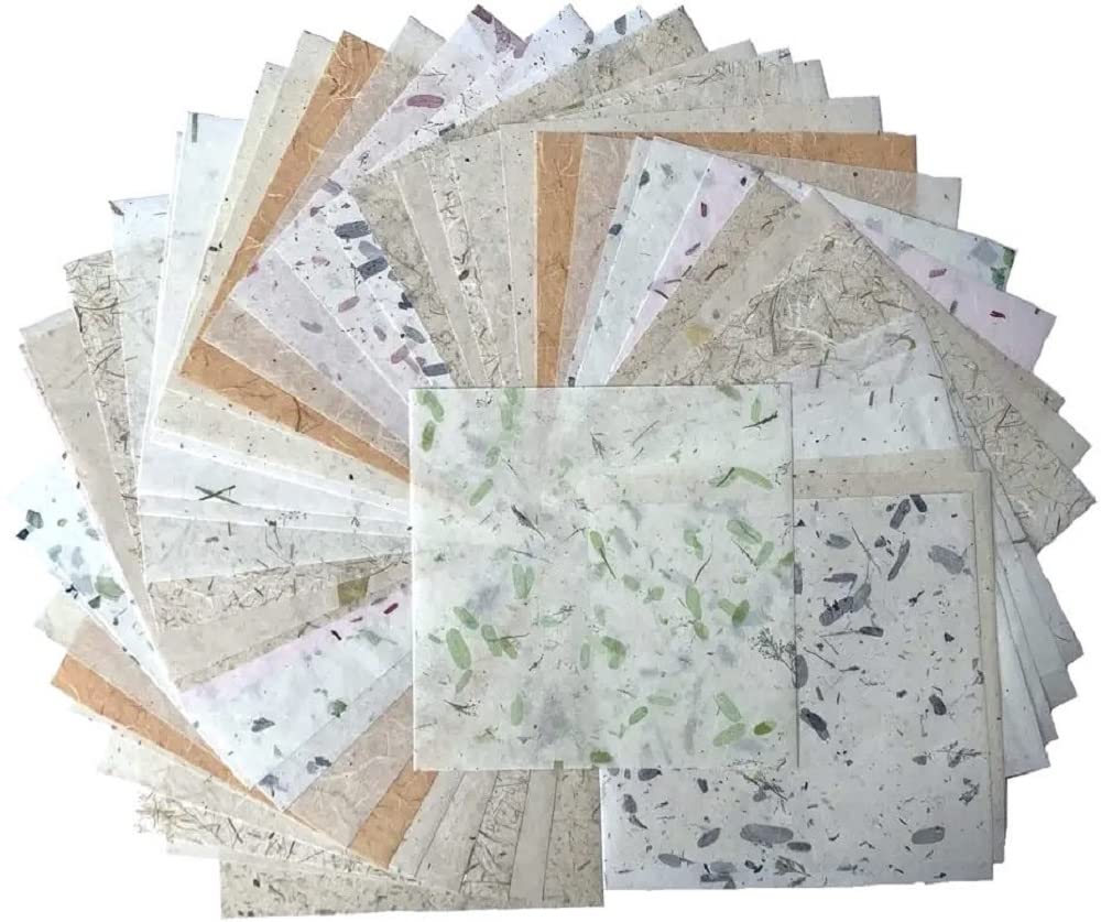 50 Blatt gemischte Farben, 20.3x20.3 cm, quadratisches Origami-Papier, Kunst-Faltpapier, Dekorations