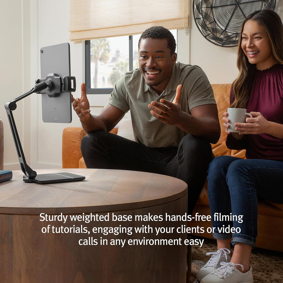 Twelve South HoverBar Duo (2nd Gen) for iPad/iPad Pro/Tablets | Adjustable Arm with New Quick-Releas