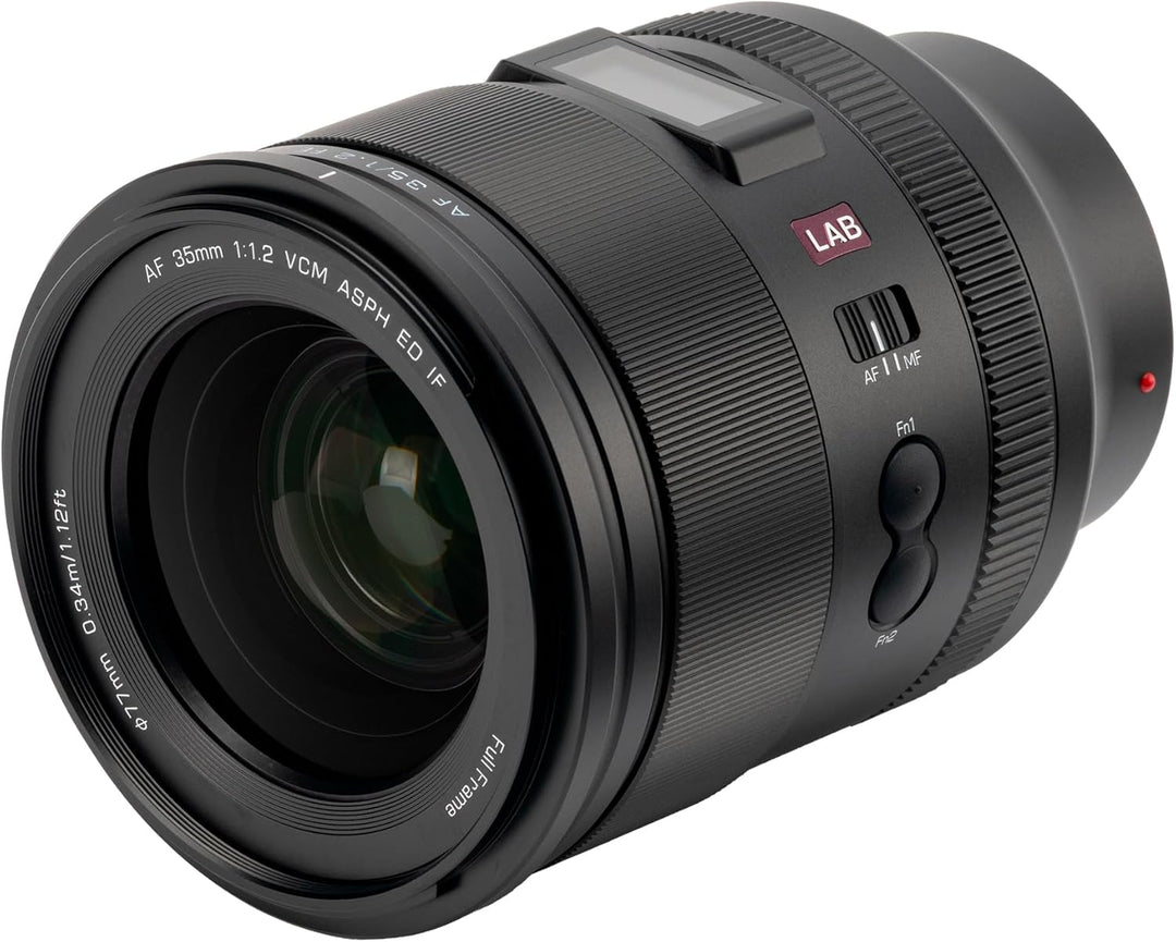 VILTROX 35mm f/1.2 FE, AF 35mm F1.2 LAB FE Objektiv für Sony e Mount, Vollformat F1.2 Prime Objektiv