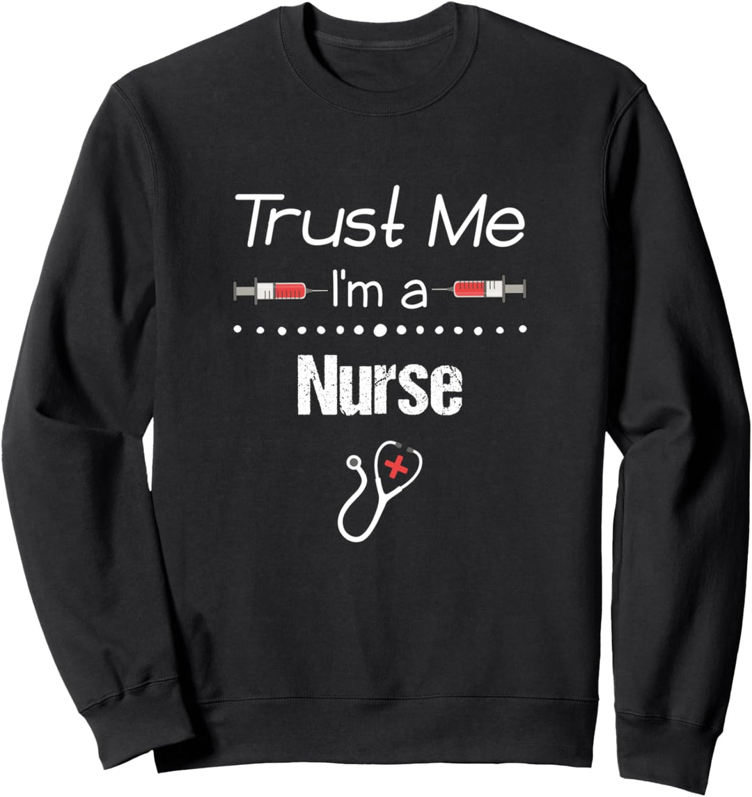 Krankenschwester Zitat/Lustige Spruch/Design Stethoskop Sweatshirt