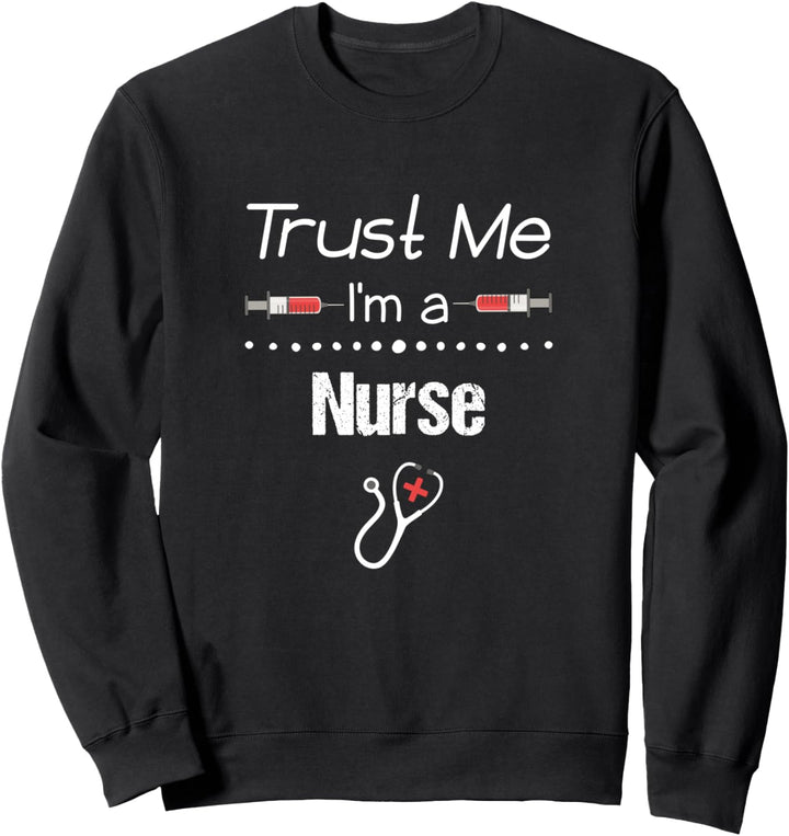 Krankenschwester Zitat/Lustige Spruch/Design Stethoskop Sweatshirt