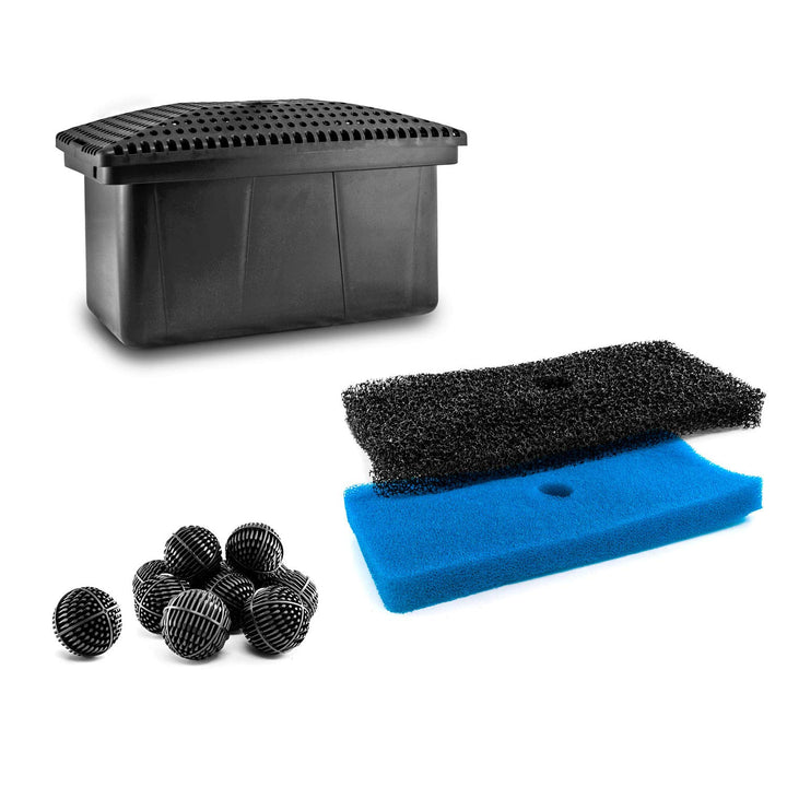 Bio Filterbox BFB1 Filterkasten für Springbrunnenpumpe Solarpumpe Teichpumpe, Bio Filterbox BFB1