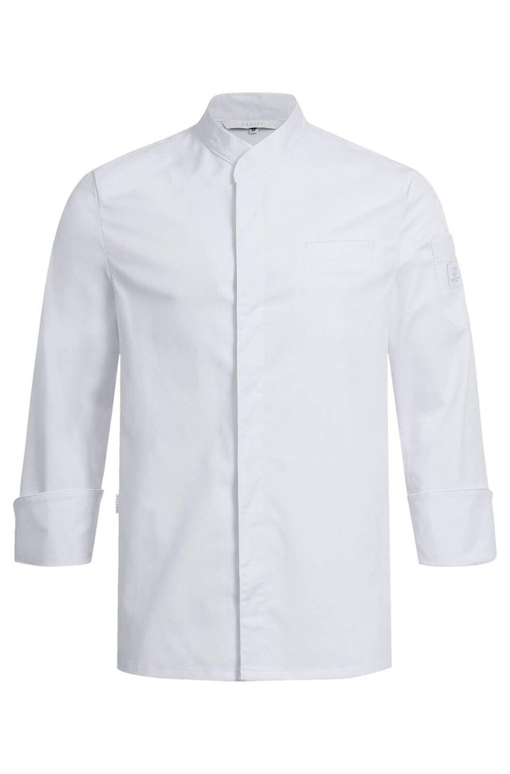 Greiff Gastro-Moda Cuisine Herren Kochjacke Regular-Fit Weiss S, Weiß S