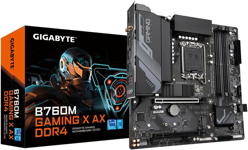 Gigabyte B760M Gaming X AX DDR4 Motherboard LGA 1700 Micro ATX
