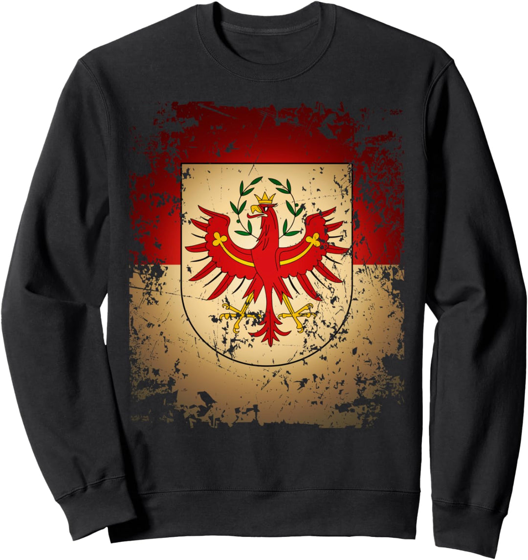 Tirol T-Shirt Tiroler Adler & Fahne in Retro / Vintage Look Sweatshirt