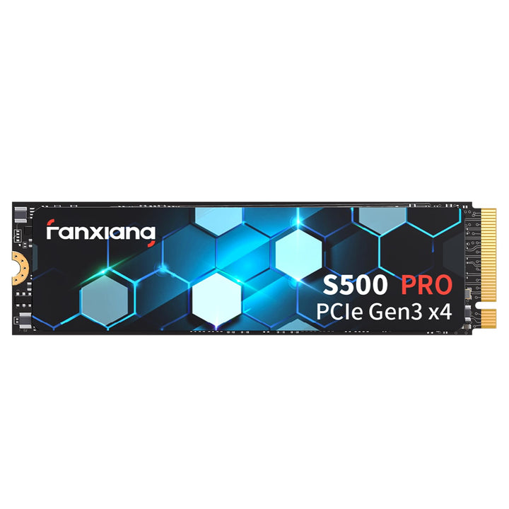 fanxiang S500 Pro 1TB NVMe SSD M.2 PCIe Gen3x4 2280 Eingebaute SSD, SLC Cache 3D NAND TLC, Bis zu 35