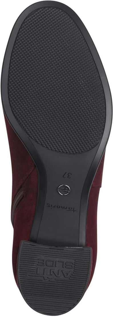 Tamaris Damen Klassische Stiefel, Frauen Stiefel,TOUCHit-Fussbett 38 EU 0 Merlot, 38 EU 0 Merlot