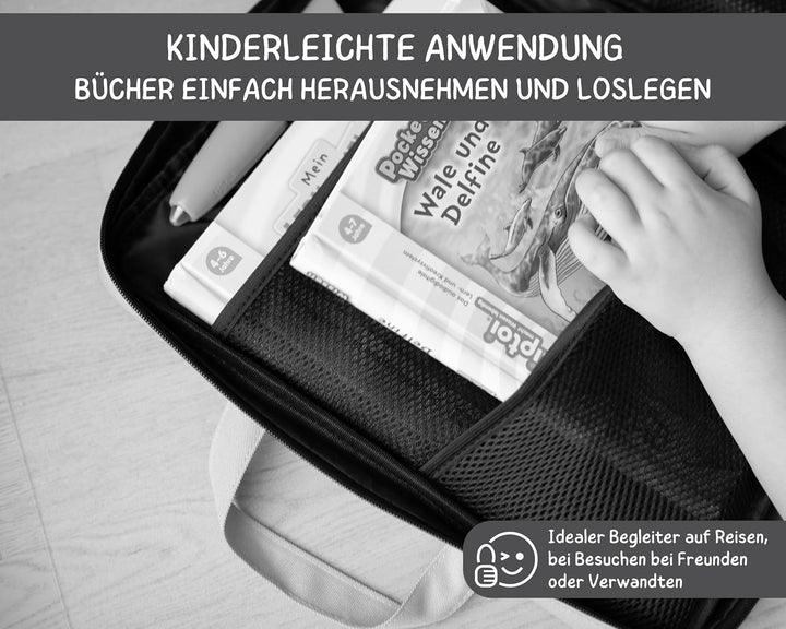bunnyboo Tasche für TipToi - Platz für bis zu 8 Bücher - TipToi Starterset mit Einsatz für Tiptoi St