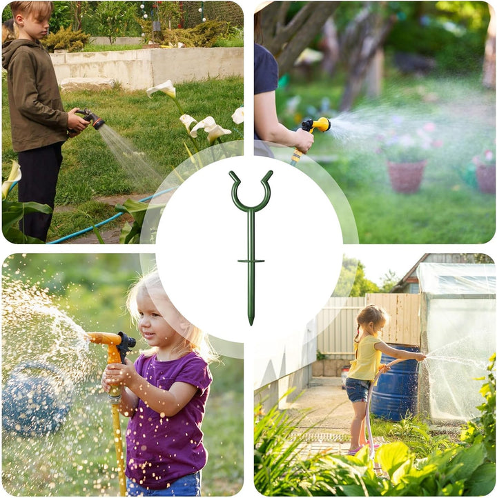 Schlauchführung – 19 x 3,8 cm Schlauchspiess für Rasen und Garten, robuster Pflanzenschutz, Bewässer