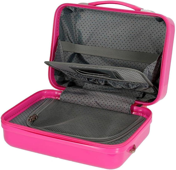 Disney Love Minnie Anpassungsfähiger Schönheitsfall Rosa 29x21x15 cms ABS Herzbeutel, Herzbeutel