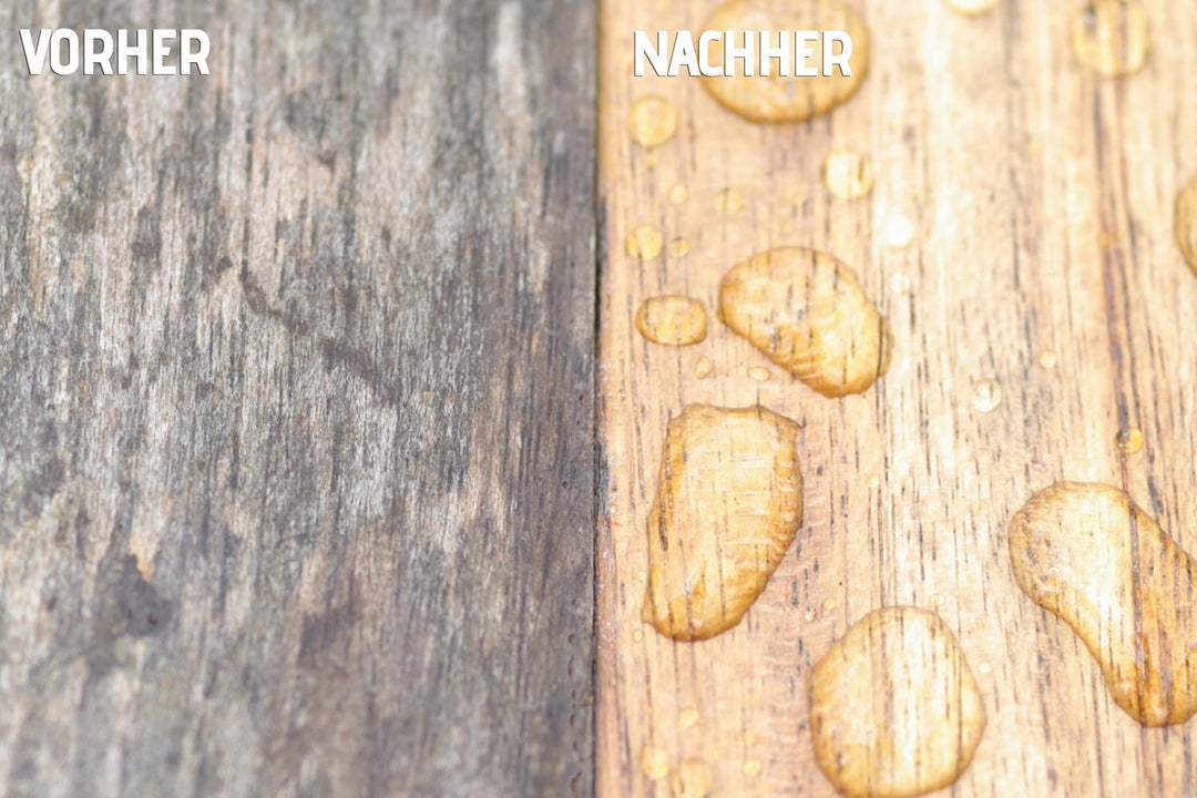 BONGOSSI Tropenholz HOLZSCHUTZ Bio (farblos) 335 ml = 10m² - natürlicher Langzeitschutz für Holz, hä