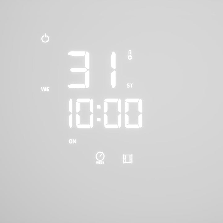 Cecotec Ready Warm 5310 PowerBox Keramik-Wandheizung mit LED-Display und Fernbedienung, 2000 W, 3 Mo