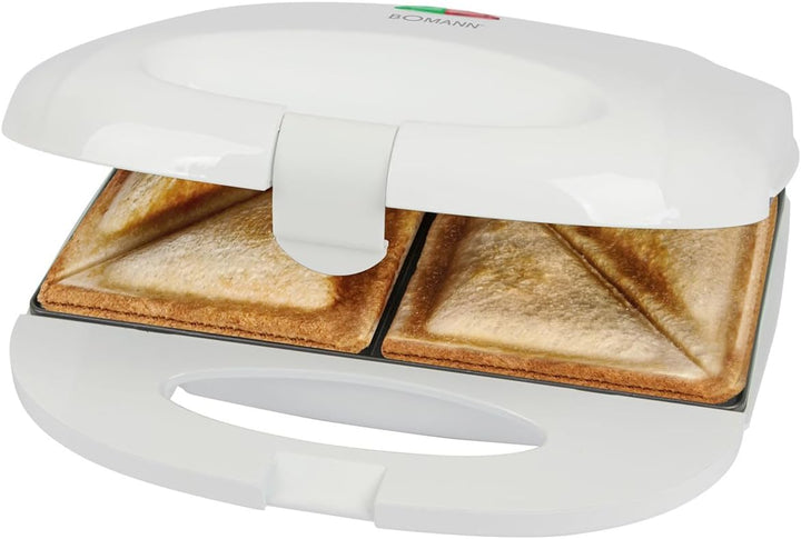 Bomann® Sandwichmaker | für dreieckige Sandwichplatten | Sandwichtoaster mit Antihaftbeschichtung |