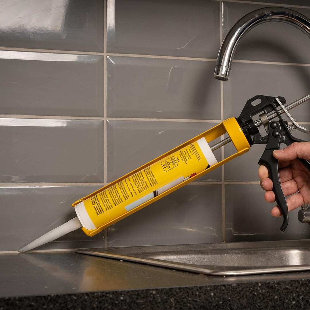 ROUGHNECK Semi Barrel Professional Caulking Gun 265mm 10.1/2 Inch