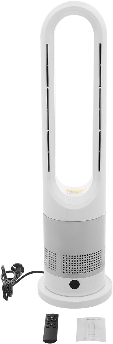 Turmventilator, rotorloser Ventilator mit Fernbedienung, mit Kühlung und Heizen, Turmventilator sehr