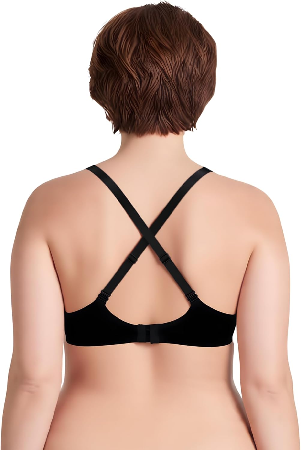 Curve Muse Damen Übergrösse Fügen Sie 1 und eine halbe Tasse hinzu Hochdrücken Bügel Spitzen-BHS 70E