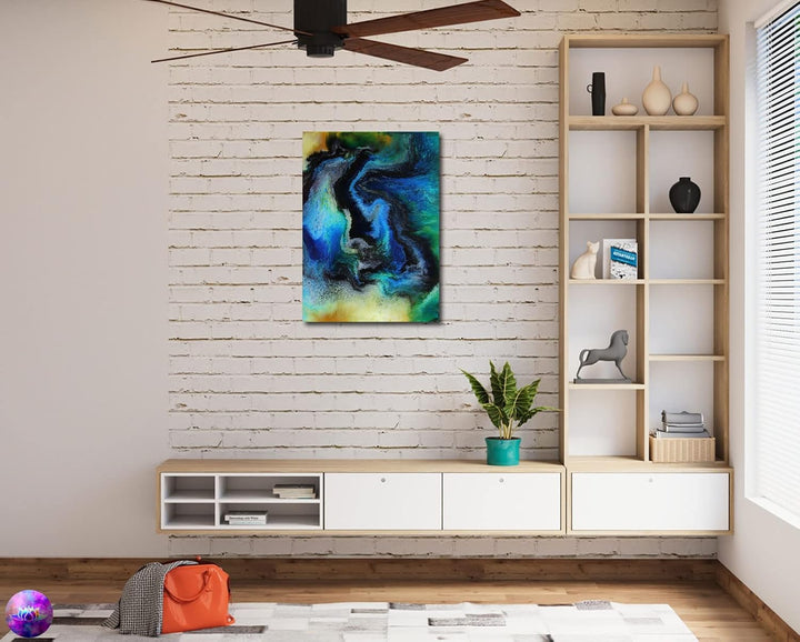 Original Gemälde Abstrakte Malerei - moderne hochglanz Wandbilder - Resin Art Kunst Bild Harz Unikat