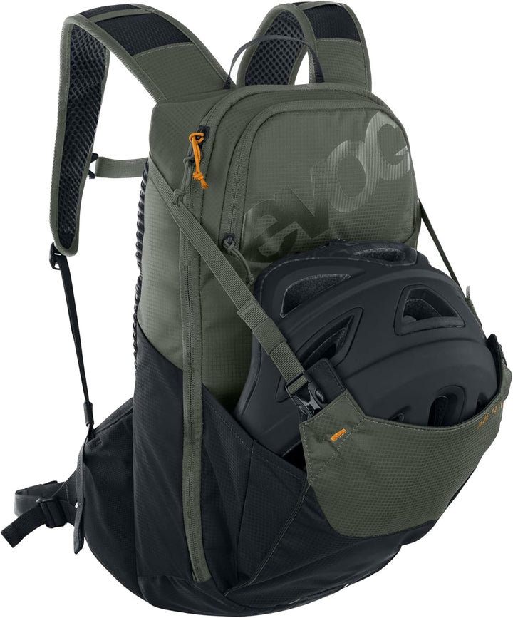 EVOC RIDE 12 Protektor Fahrradrucksack, Trekkingrucksack für Trails &amp; Alltag (cleveres Taschenmanage