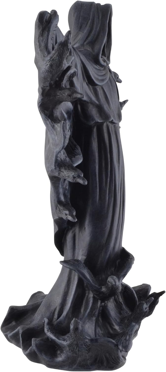 VOGLER Joh. Vogler GmbH Grim Reaper aus dessen Umhang Raben entweichen, aus Kunststein angefertigt u