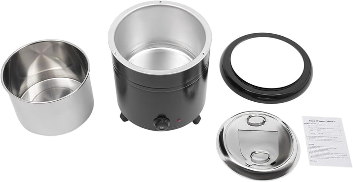 Suppenwärmer Suppentopf,Grosses Fassungsvermögen13L Kommerzieller Suppenwärmer,400W Suppenwärmer aus