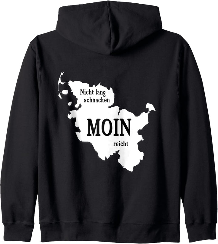 Moin - Nicht lang schnacken - Moin reicht Nord-/Ostsee Kapuzenjacke