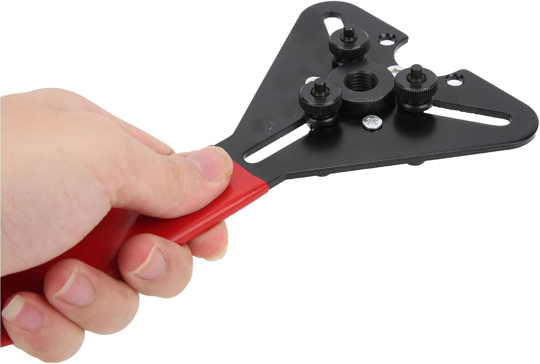 Yctze R134a Klimaanlage Kupplungshaltewerkzeug, Stahl Auto A/C Reparatur Doppelzweckschlüsselsatz Ku