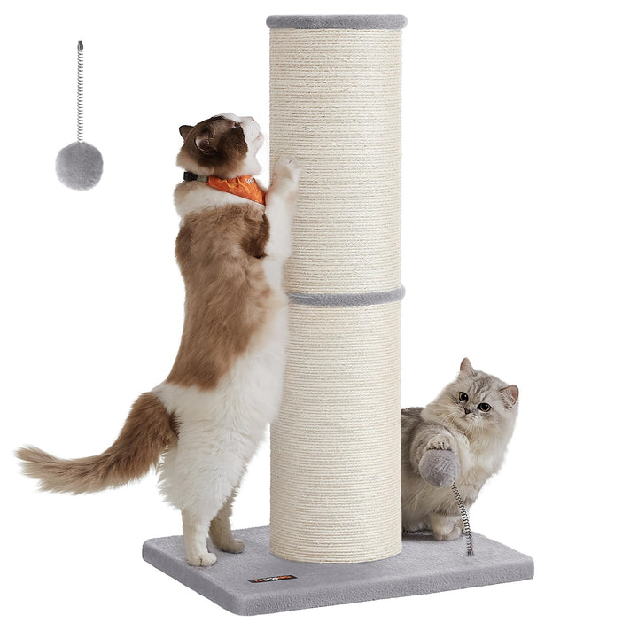 Feandrea Kratzbaum, 85 cm hoch, Kratzsäule XXL, 17 cm Dicker Stamm, Katzenbaum, Kratzstamm auch für