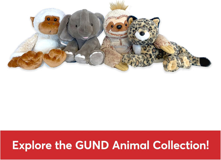 GUND Banks Leopard Plüsch, Premium Stofftier ab 1 Jahren, braun/weiss, 30,5 cm Leopard 30,5 Cm, Leop