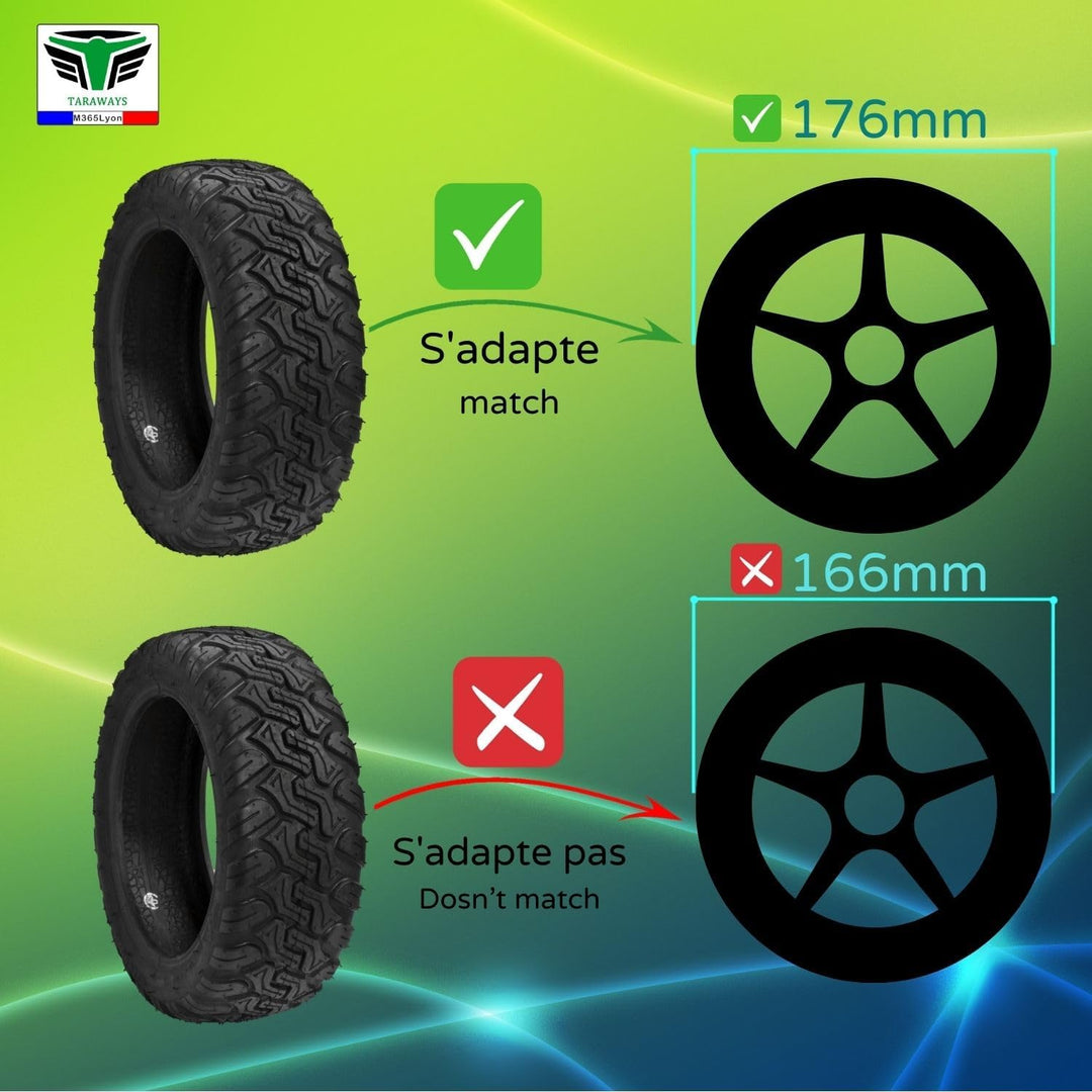 Tubeless Reifen 85/65-6.5 für Elektroroller Kugoo G Booster - G2 pro - Air Rise 800w E-Road Gigawatt