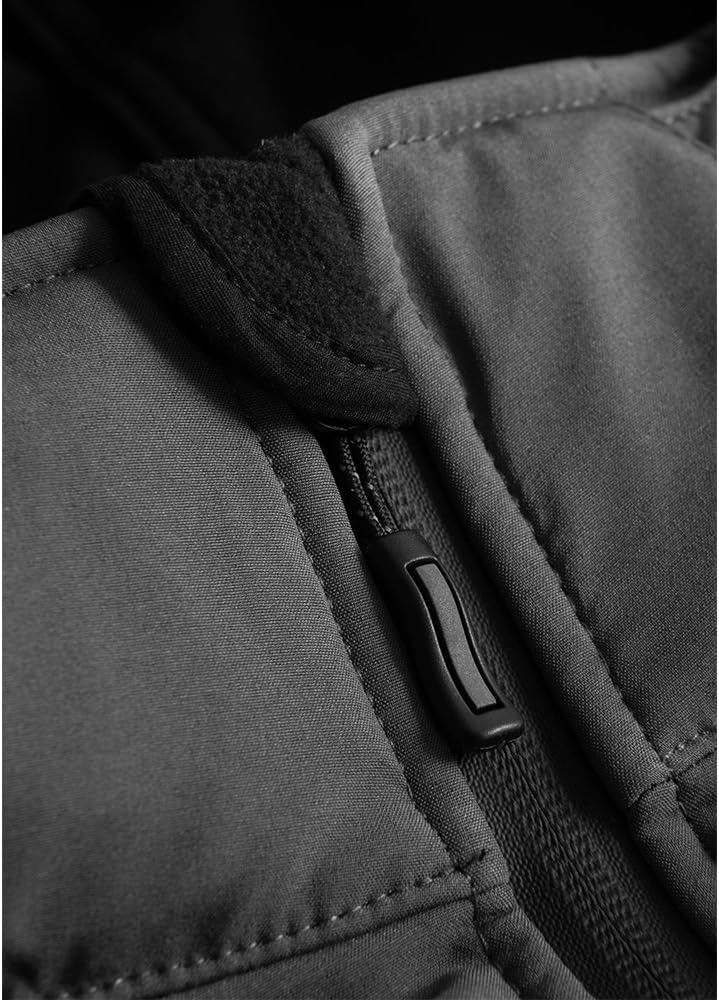 Softshell Jacke Plus Size Herren, Stahlgrau, XXXL