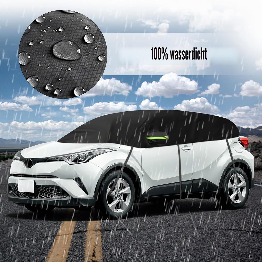 Halbe Autoabdeckung Kompatibel mit Toyota C-HR 2016-2025, Halbabdeckung wasserdichte Halbgarage mit
