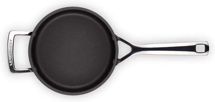 LE CREUSET Aluminium-Antihaft Profitopf, Ø 18 cm, Für alle Herdarten inkl. Induktion geeignet, Anthr