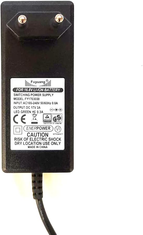 Enerpower Steck Ladegerät 4S für Li-Ion/Li-Po Akkus 14,4V-14,8V Rundstecker 3A (mit 8- Adapter), mit