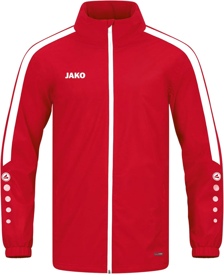 JAKO Power Allwetterjacke Herren S Rot, S Rot