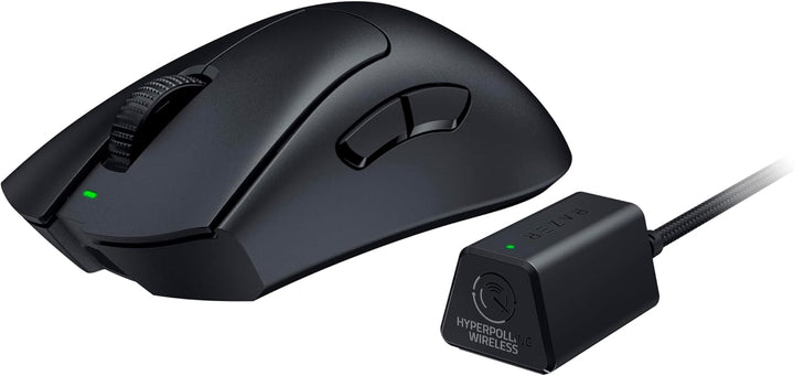 Razer DeathAdder V3 Pro + HyperPolling Wireless-Adapter - Ultra leichte E-Sport-Maus mit echten 8K H