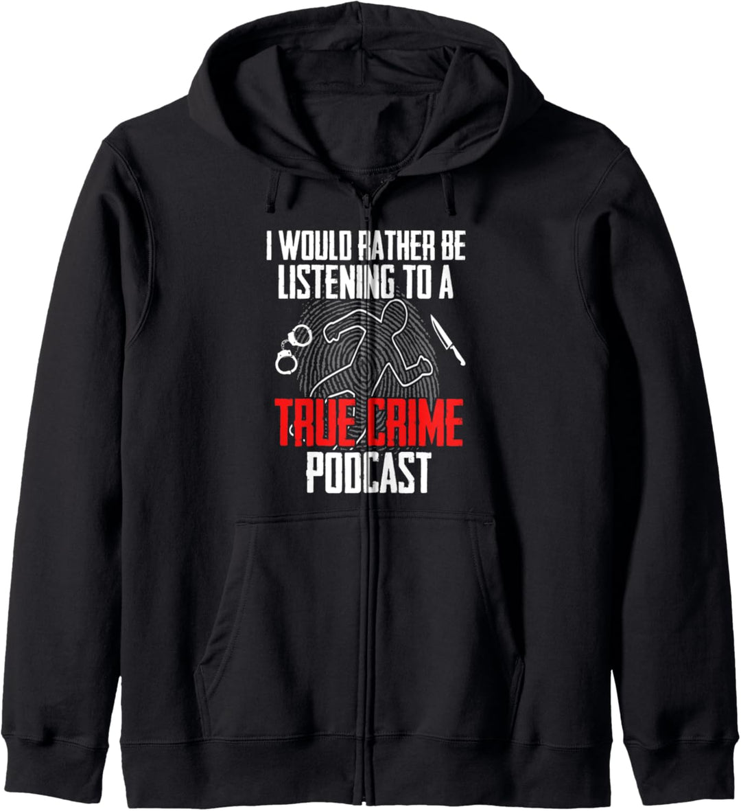 True Crime Drama Murder Show Fan Kapuzenjacke