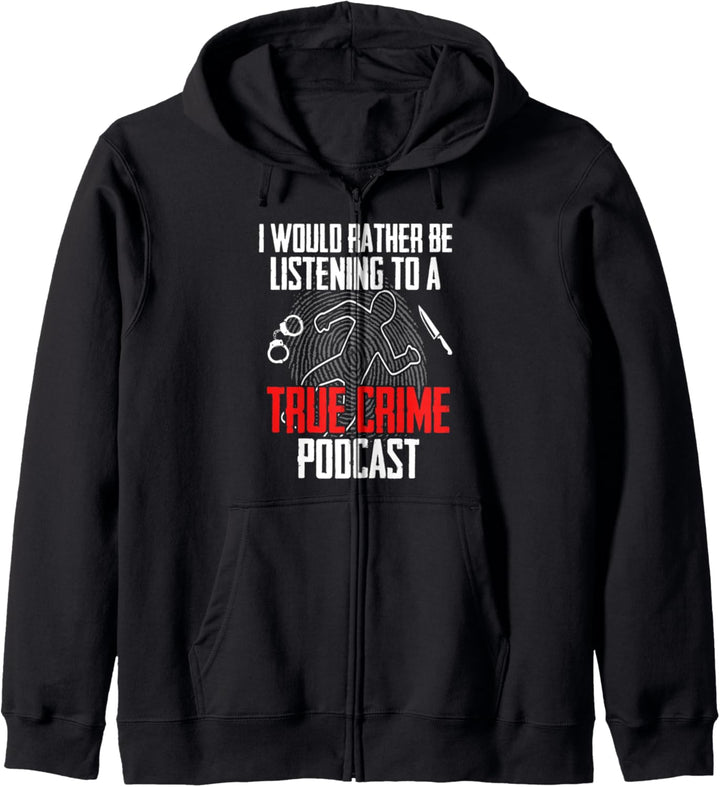 True Crime Drama Murder Show Fan Kapuzenjacke