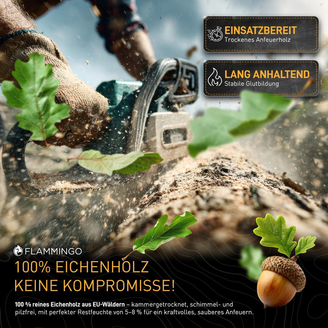 30kg Anzündholz Anfeuerholz Anmachholz Brennholz Kaminholz Ofenholz Smoker Grill BBQ Trocken Ofenfer